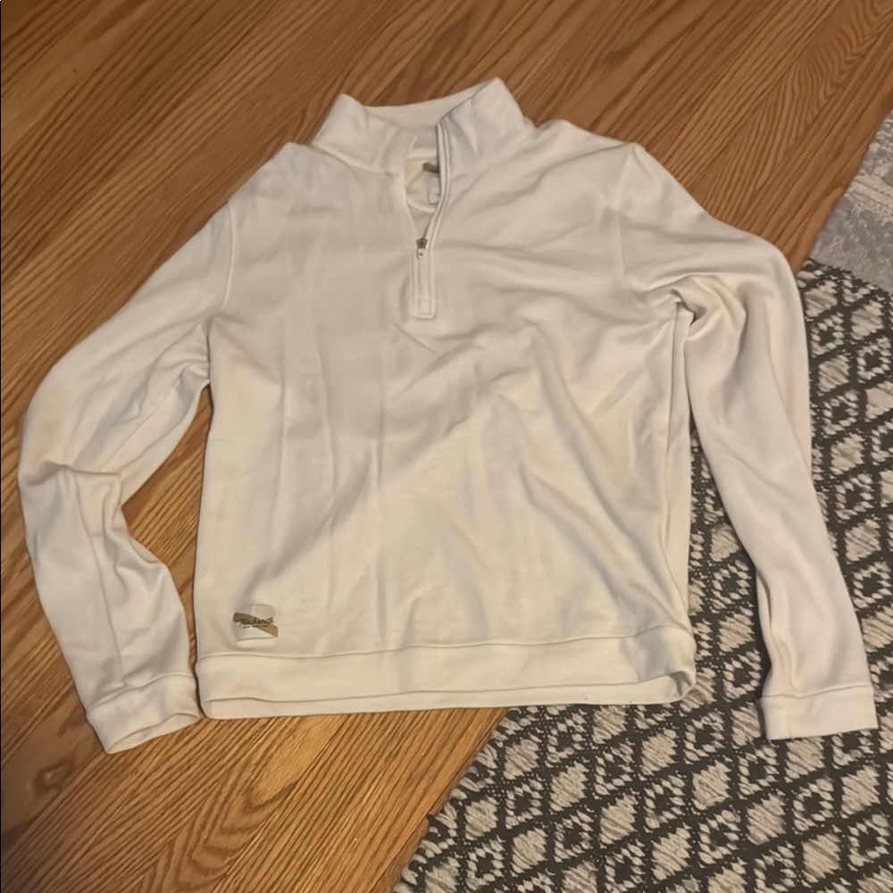 Women's Tracksmith x J Crew Cream Session Quarter-Zip